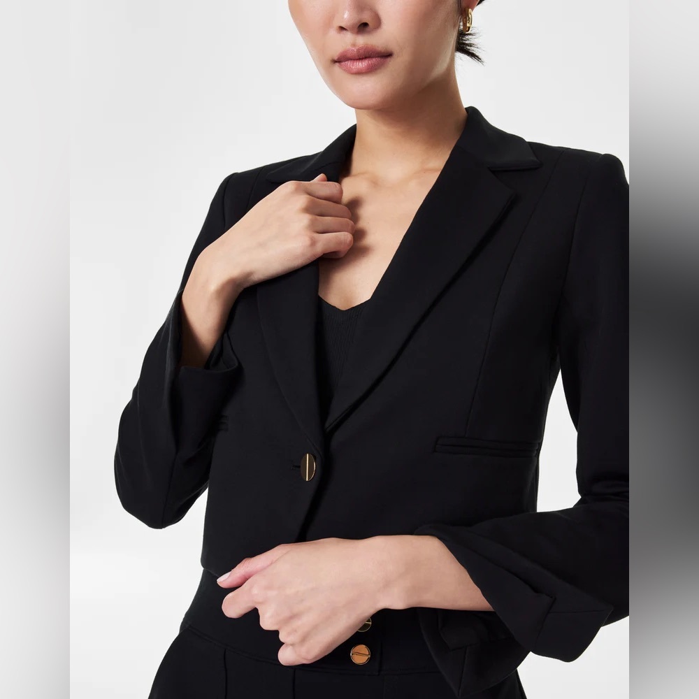 SPANX Classic Black Women's Blazer - Picture 3 of 4
